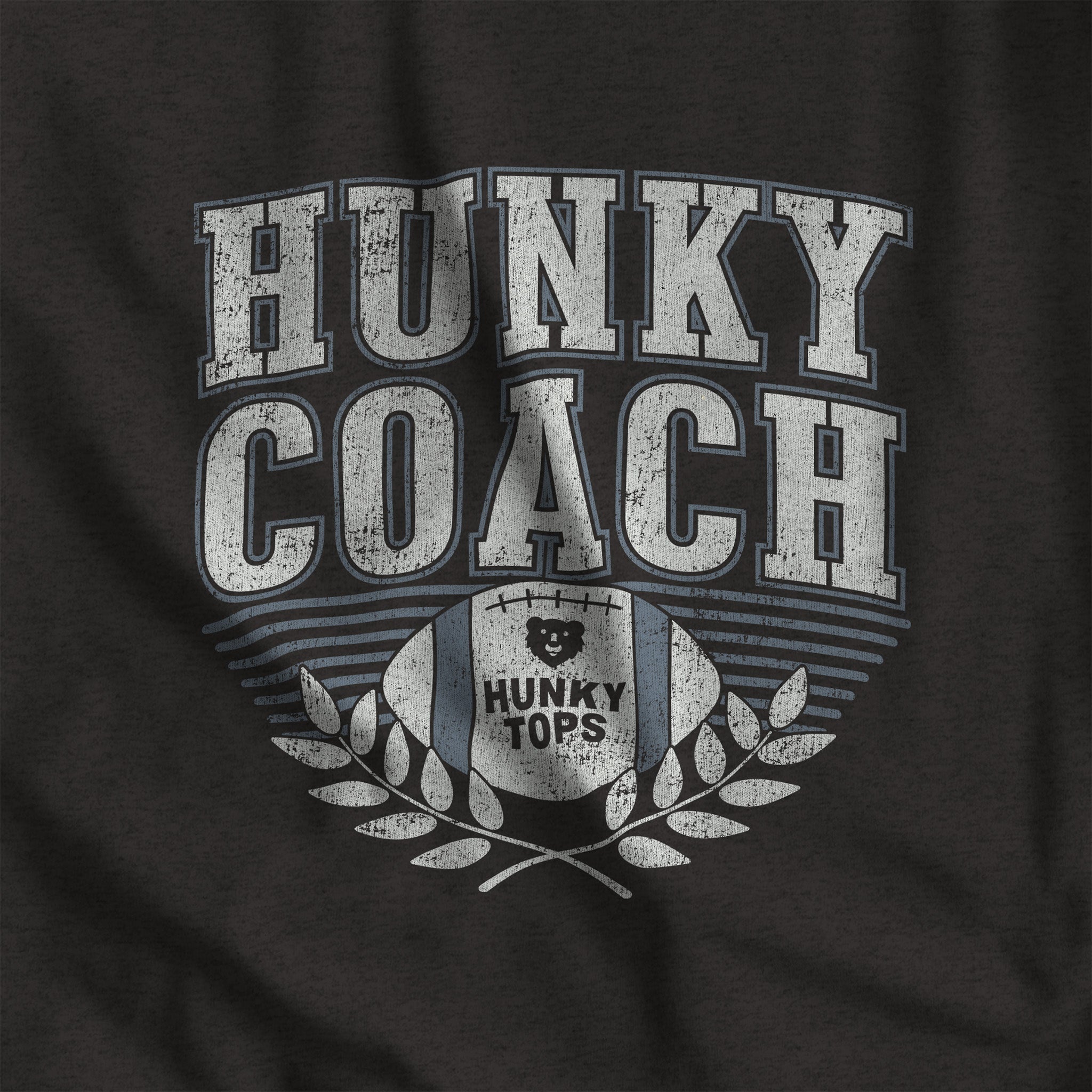 Hunky Coach Tank Top - Hunky Tops #color_Charcoal Black TriBlend