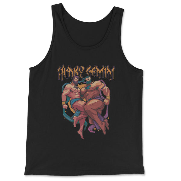 Hunky Gemini Zodiac Tank Top by Axeish Guy