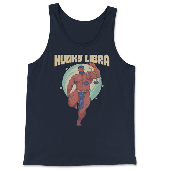 Hunky Libra Zodiac Tank-Top by Axeish Guy