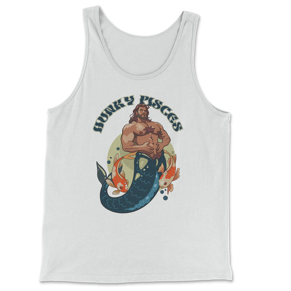 Hunky Pisces Zodiac Tank-Top By Axeish Guy