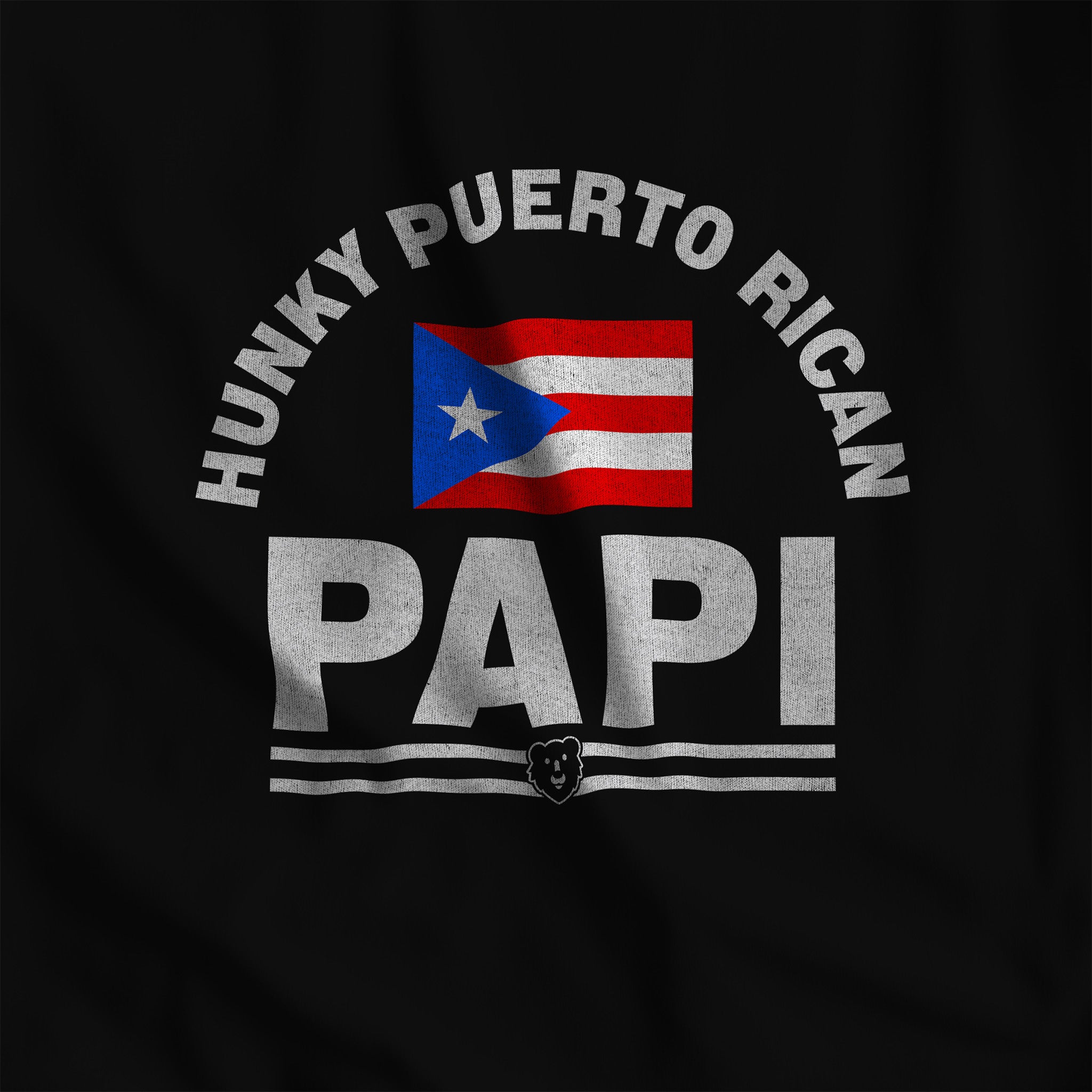 Hunky Puerto Rican Papi Tank Top - Hunky Tops #color_Black