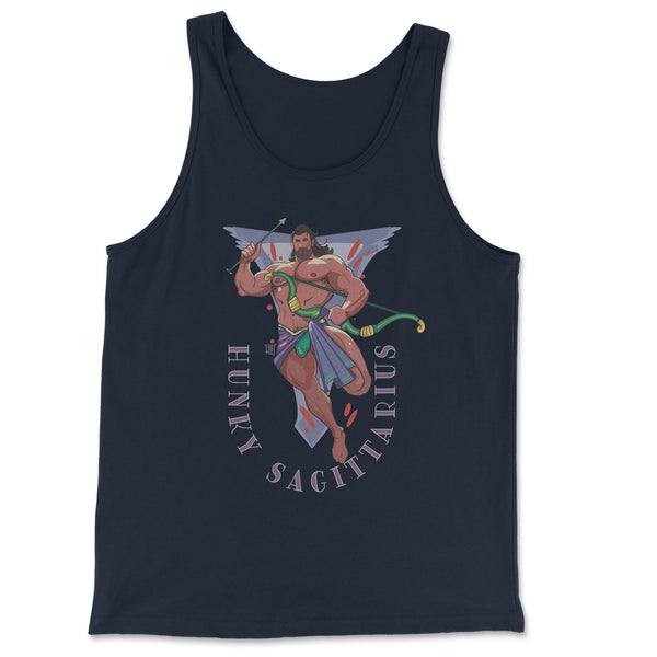 Hunky Sagittarius Zodiac Tank Top By Axeish Guy