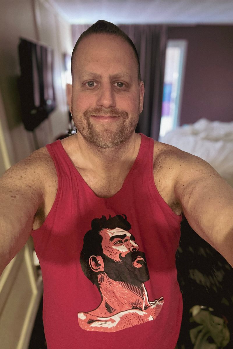 justintimes wearing Hunky Tops