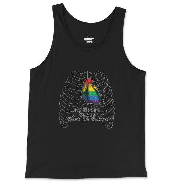 MY HEART WANTS Pride Tank Top