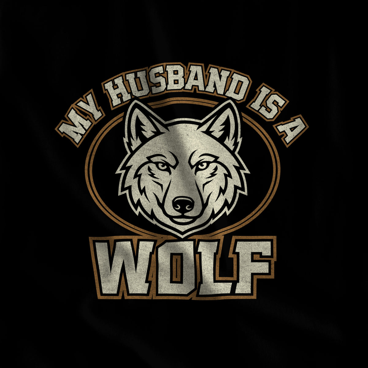 My Husband is a Wolf Tank Top - Hunky Tops #color_Black