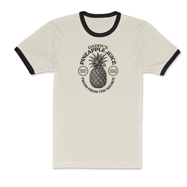 Daddy's Pineapple Juice Ringer T-Shirt
