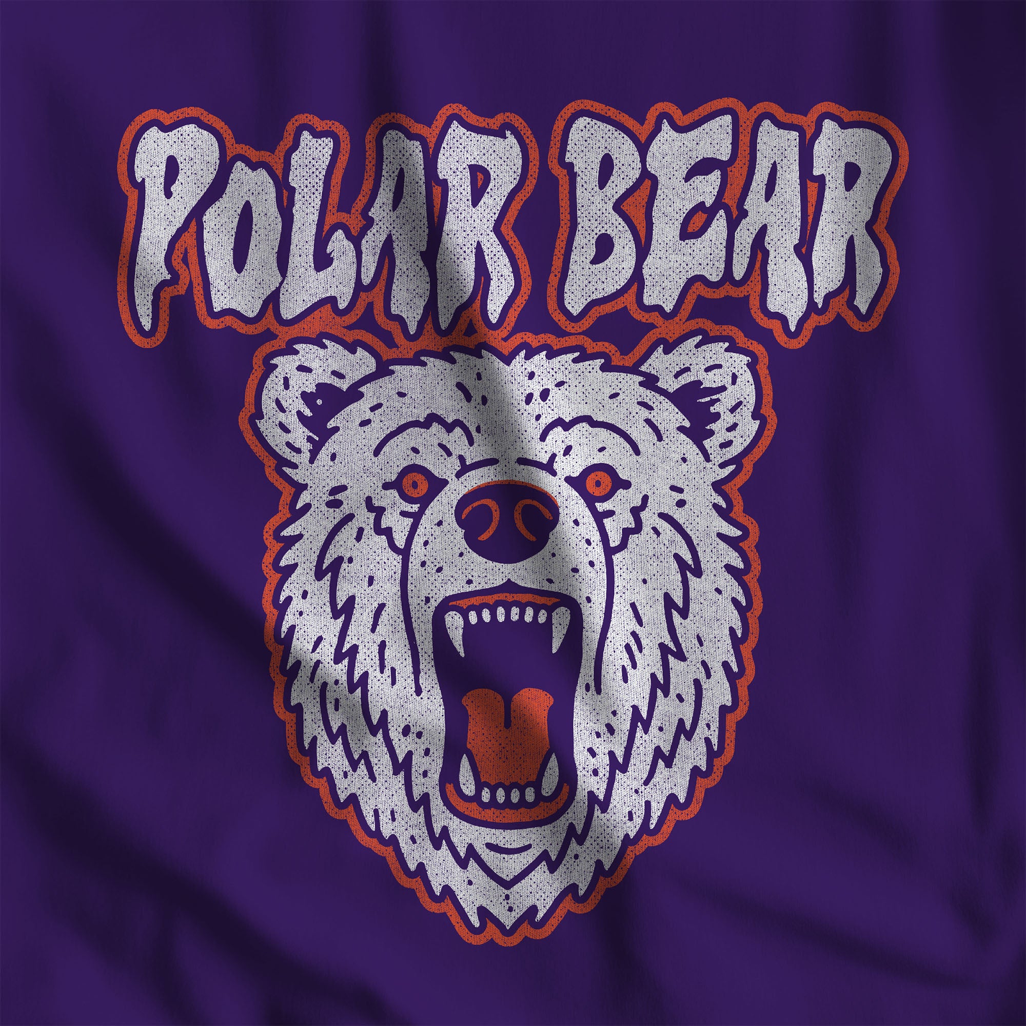 Polar Bear T-Shirt - Hunky Tops #color_Team Purple
