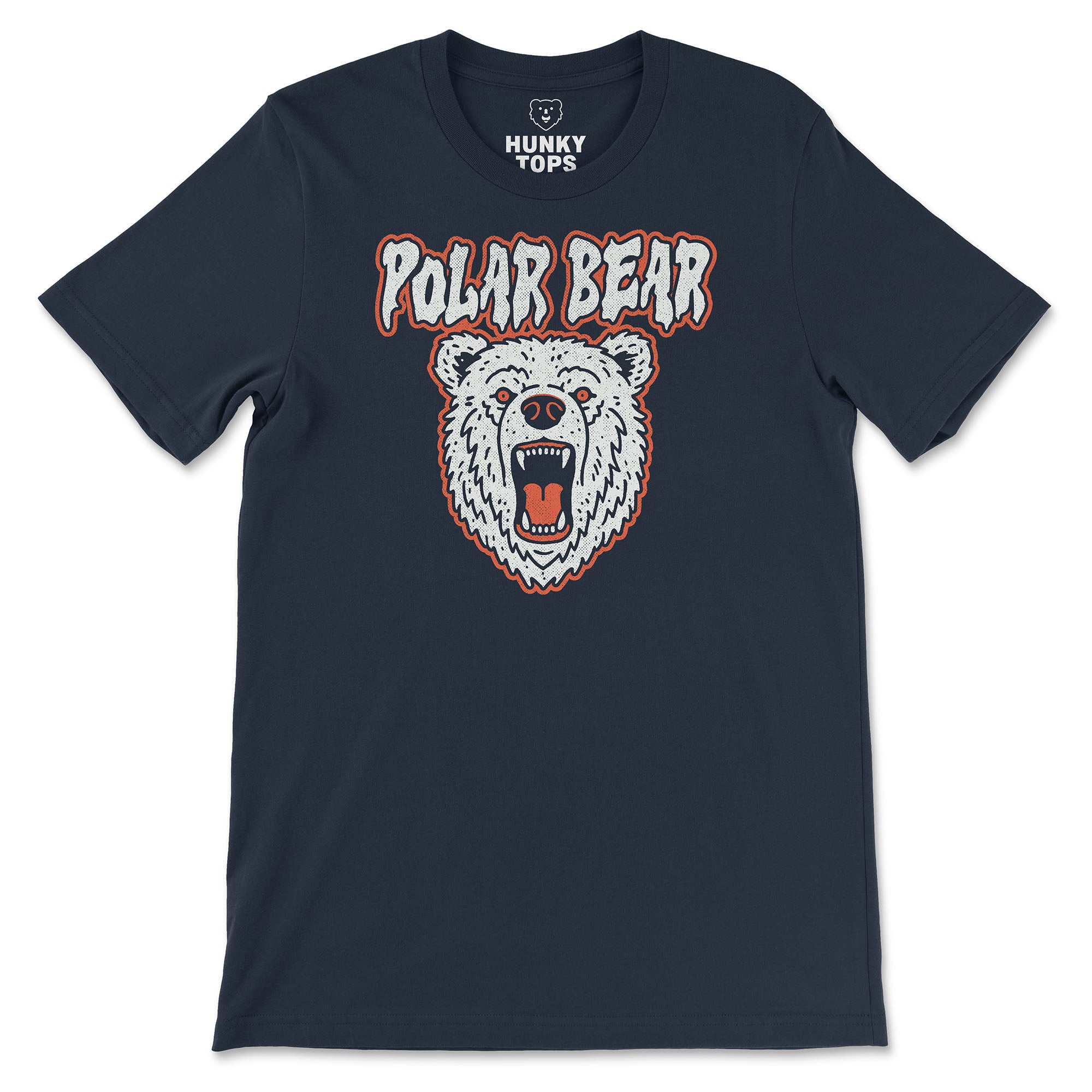 Polar Bear T-Shirt - Hunky Tops #color_Navy