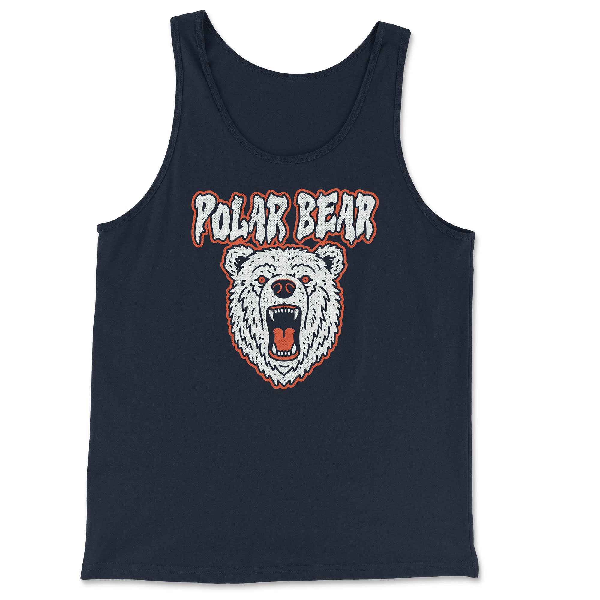 Polar Bear Tank Top - Hunky Tops #color_Navy