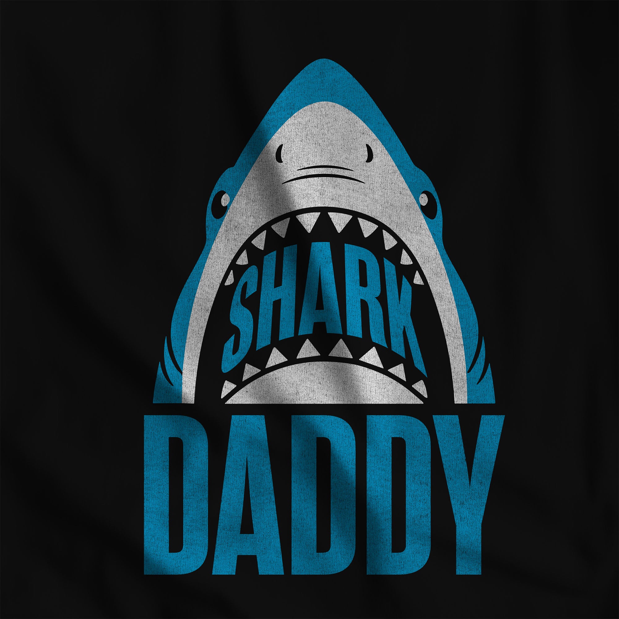 Shark Daddy T-Shirt - Hunky Tops #color_Black