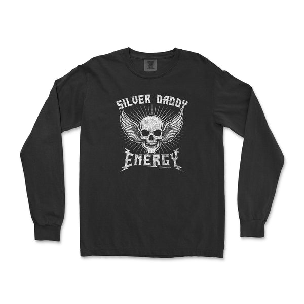 Silver Daddy Energy Long-Sleeve T-Shirt