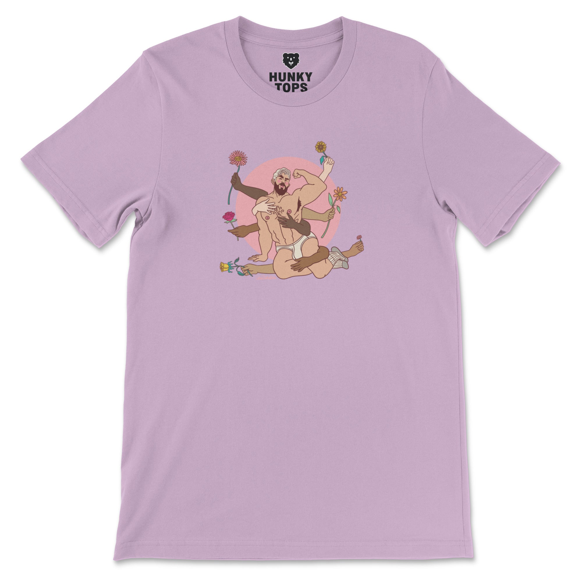 Spring's Embrace T-Shirt - Hunky Tops #color_Lilac