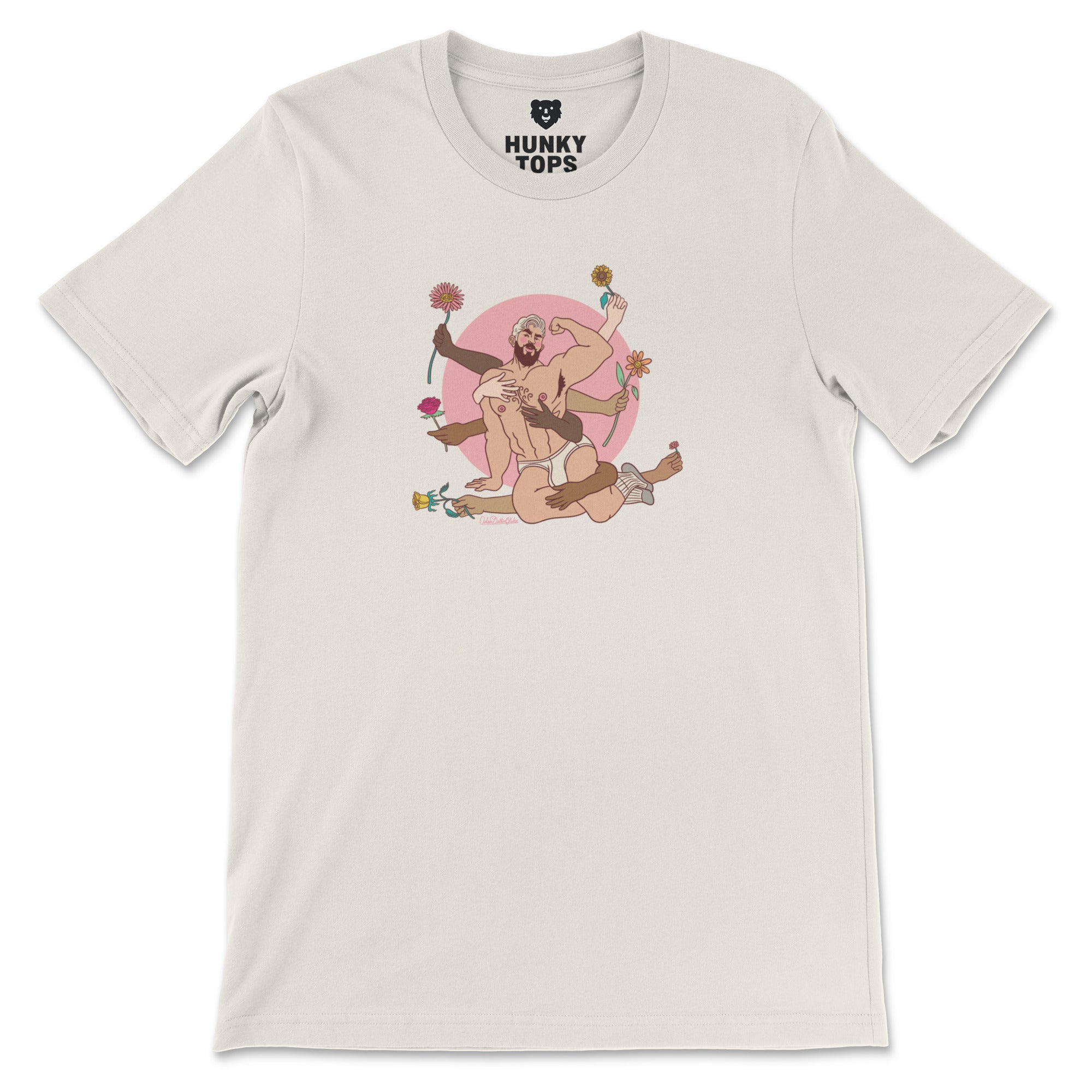 Spring's Embrace T-Shirt - Hunky Tops #color_Natural