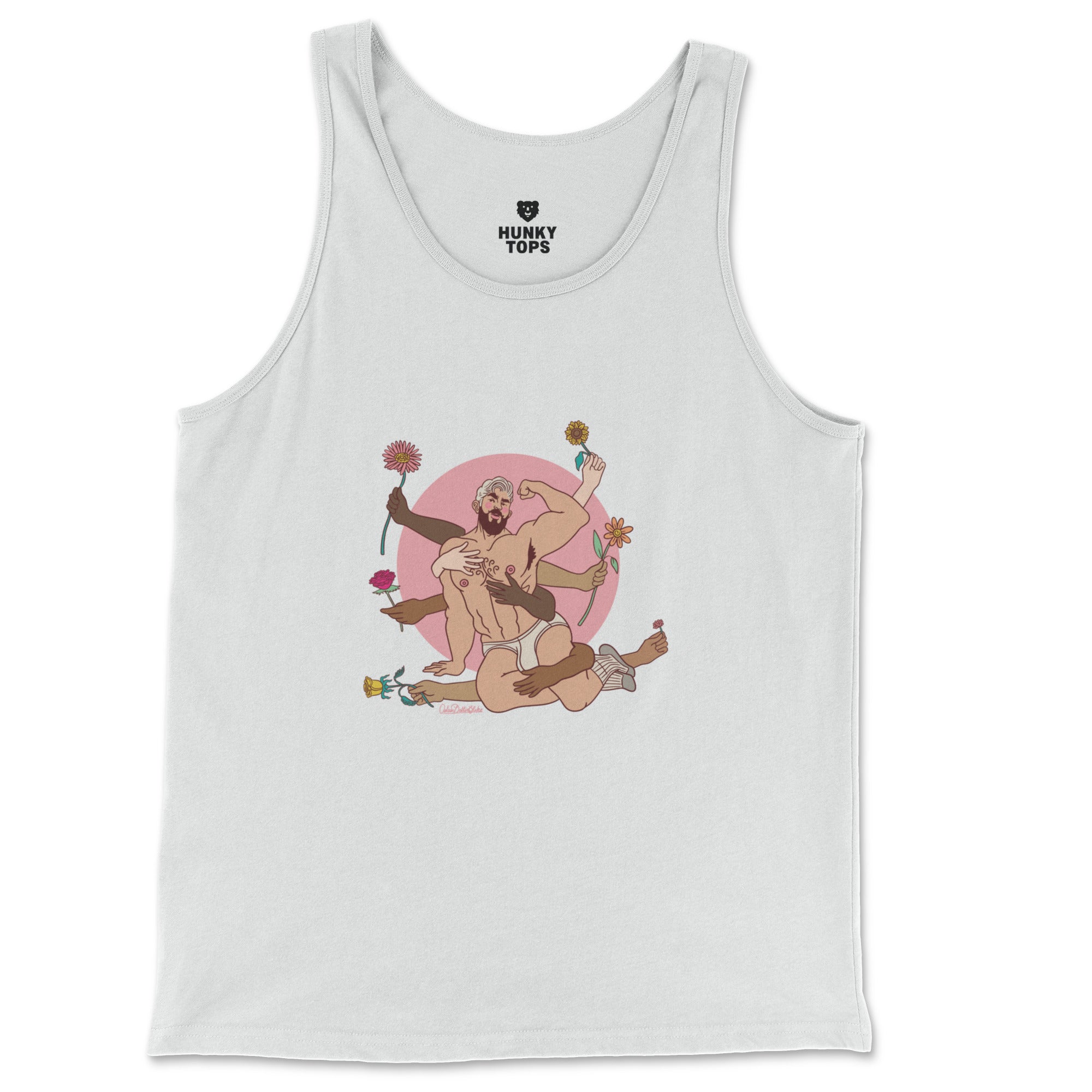 Spring's Embrace Tank Top - Hunky Tops #color_White