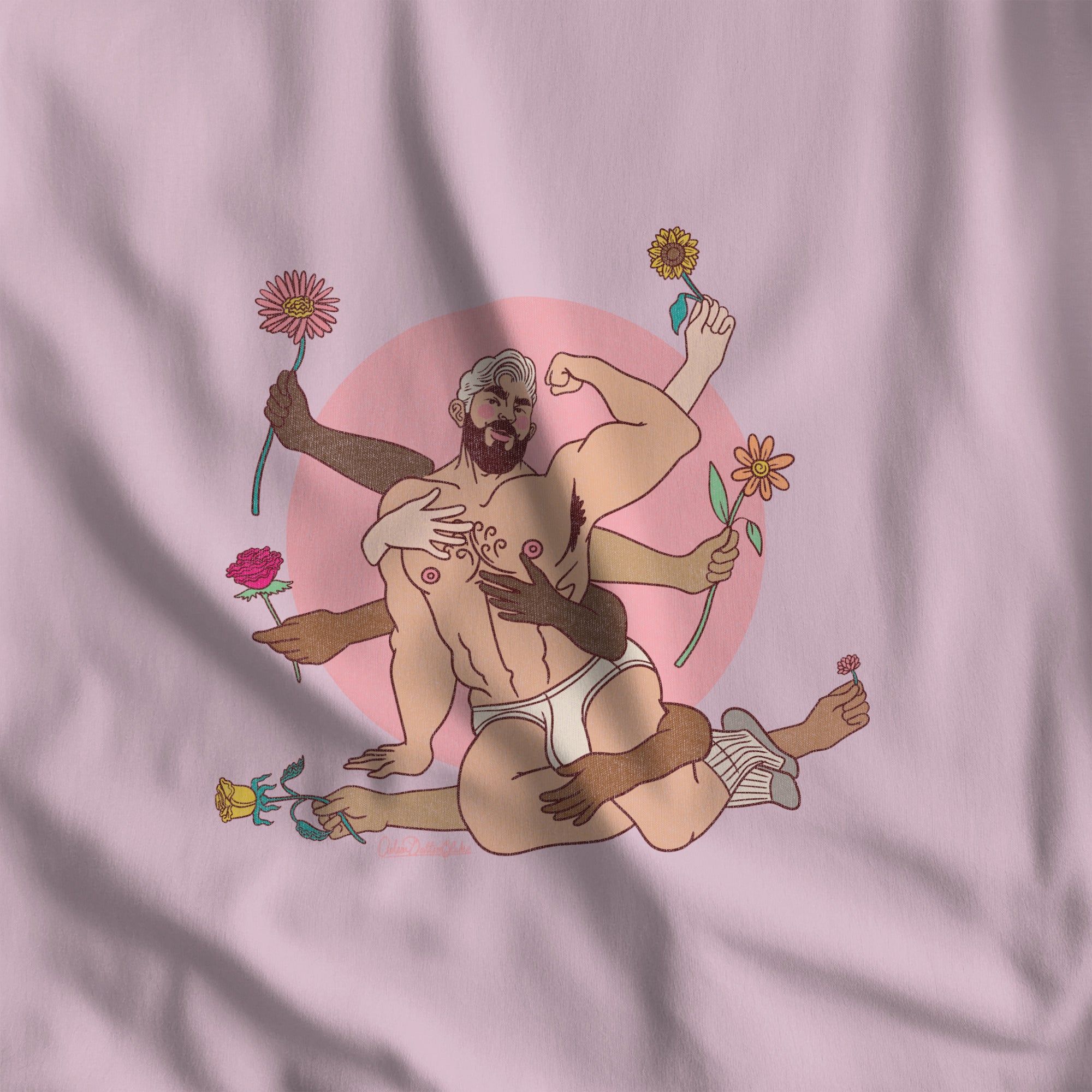 Spring's Embrace Hoodie - Hunky Tops #color_Light Pink