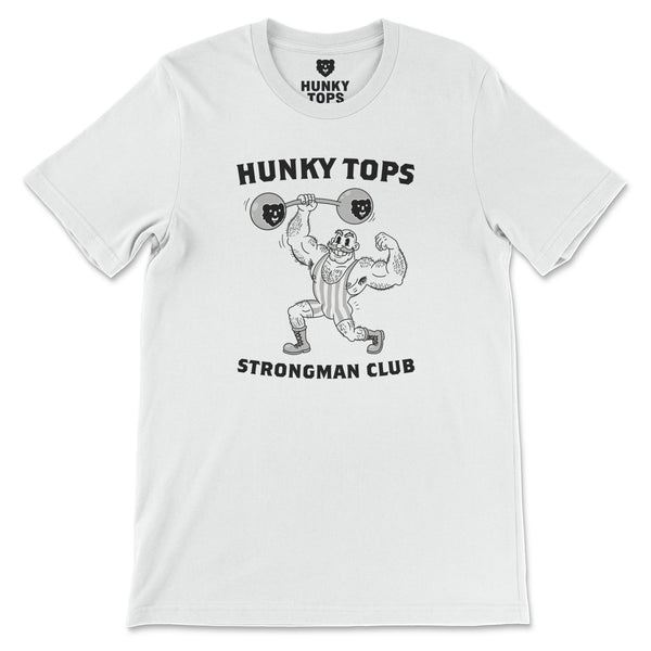 Hunky Tops Strongman Club T-Shirt