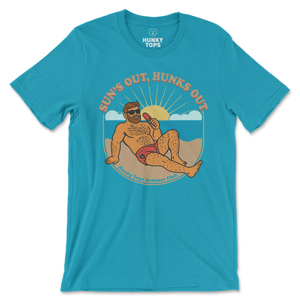 Sun's Out, Hunks Out T-Shirt