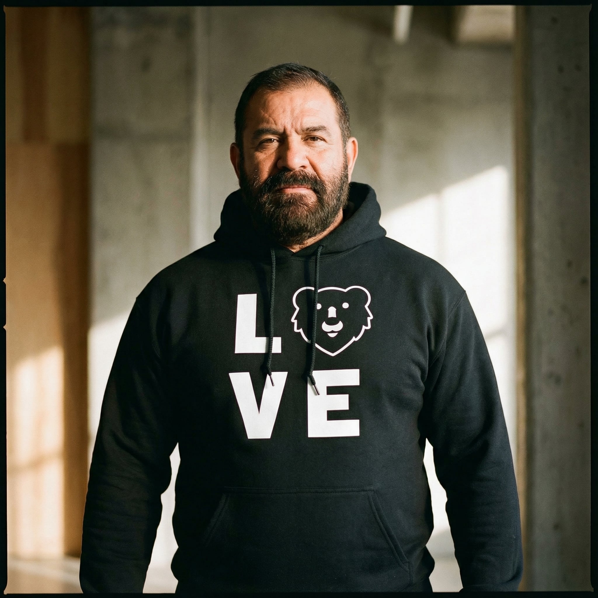 Love Hunky Tops Logo Hoodie #color_Black