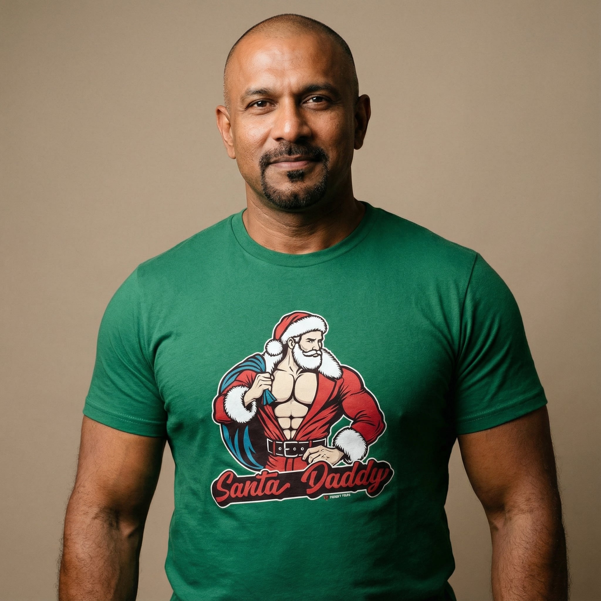 Santa Daddy Holiday T-Shirt #color_Kelly