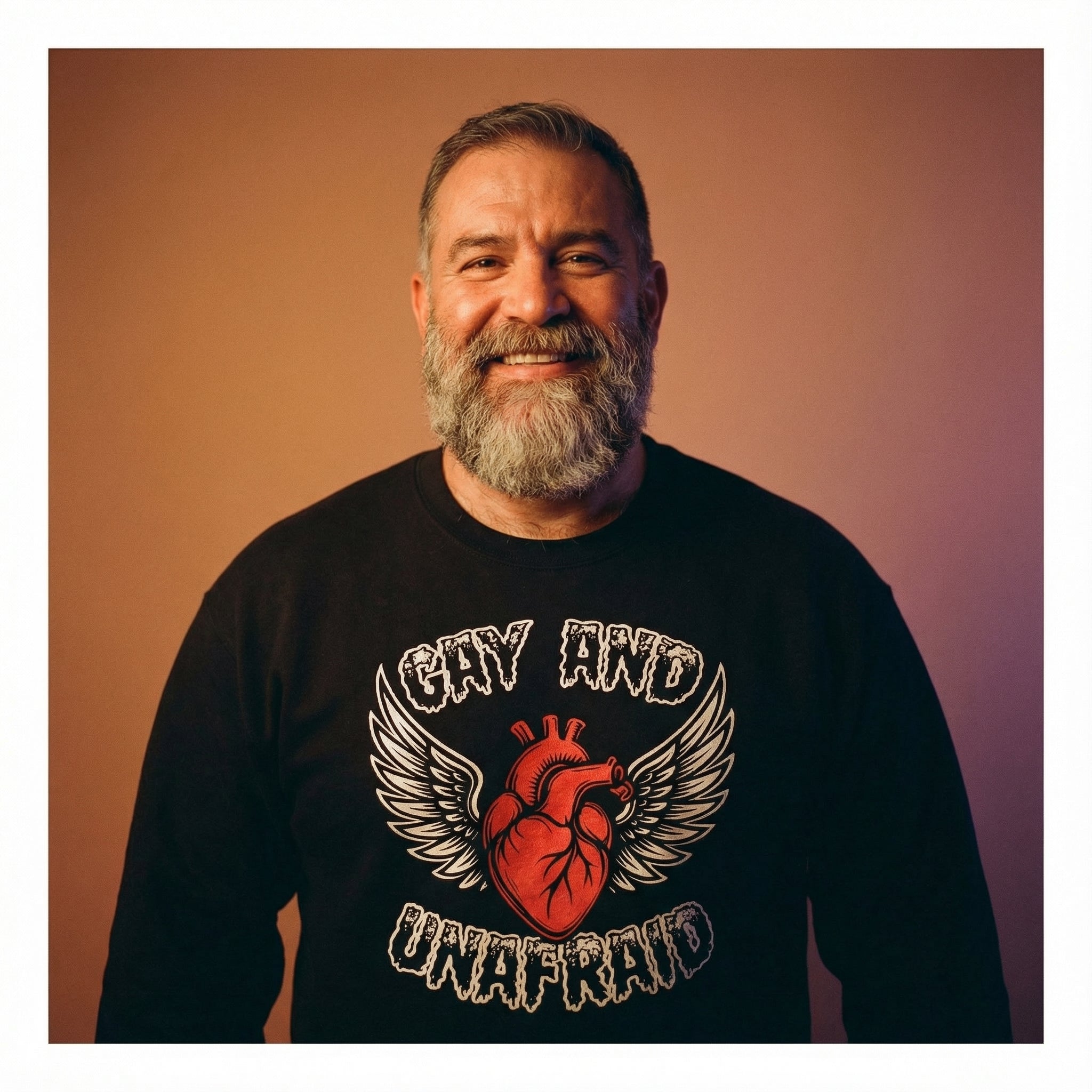 Gay and Unafraid Sweatshirt #color_Black