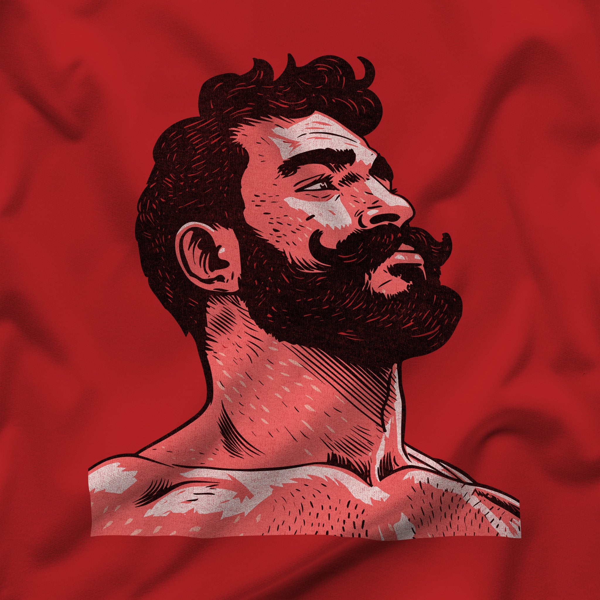"Eternal Hope" Inspirational Man Tank Top - Hunky Tops #color_Red