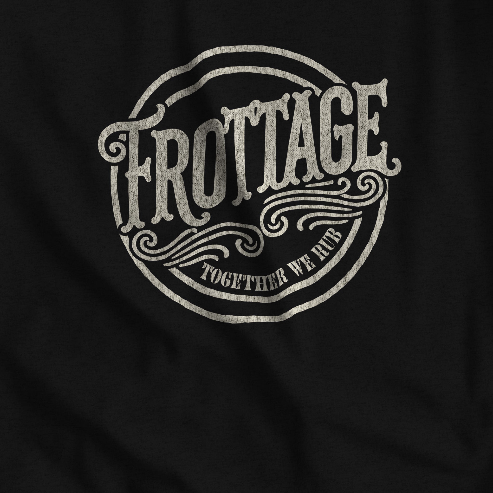 FROTTAGE T - Shirt - Together We Rub - Hunky Tops #color_Dark Grey Heather