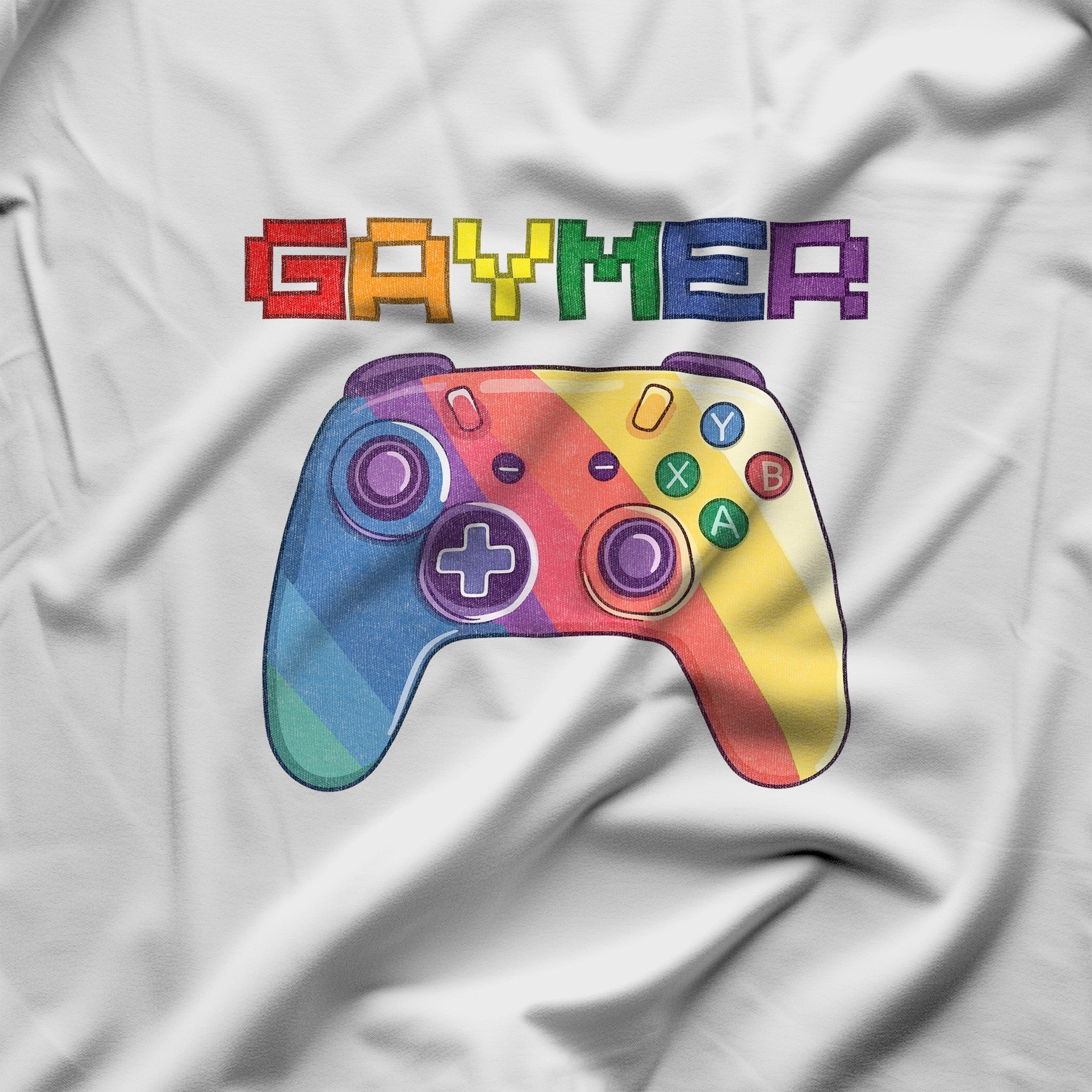 GAYMER T-Shirt - Hunky Tops #color_White
