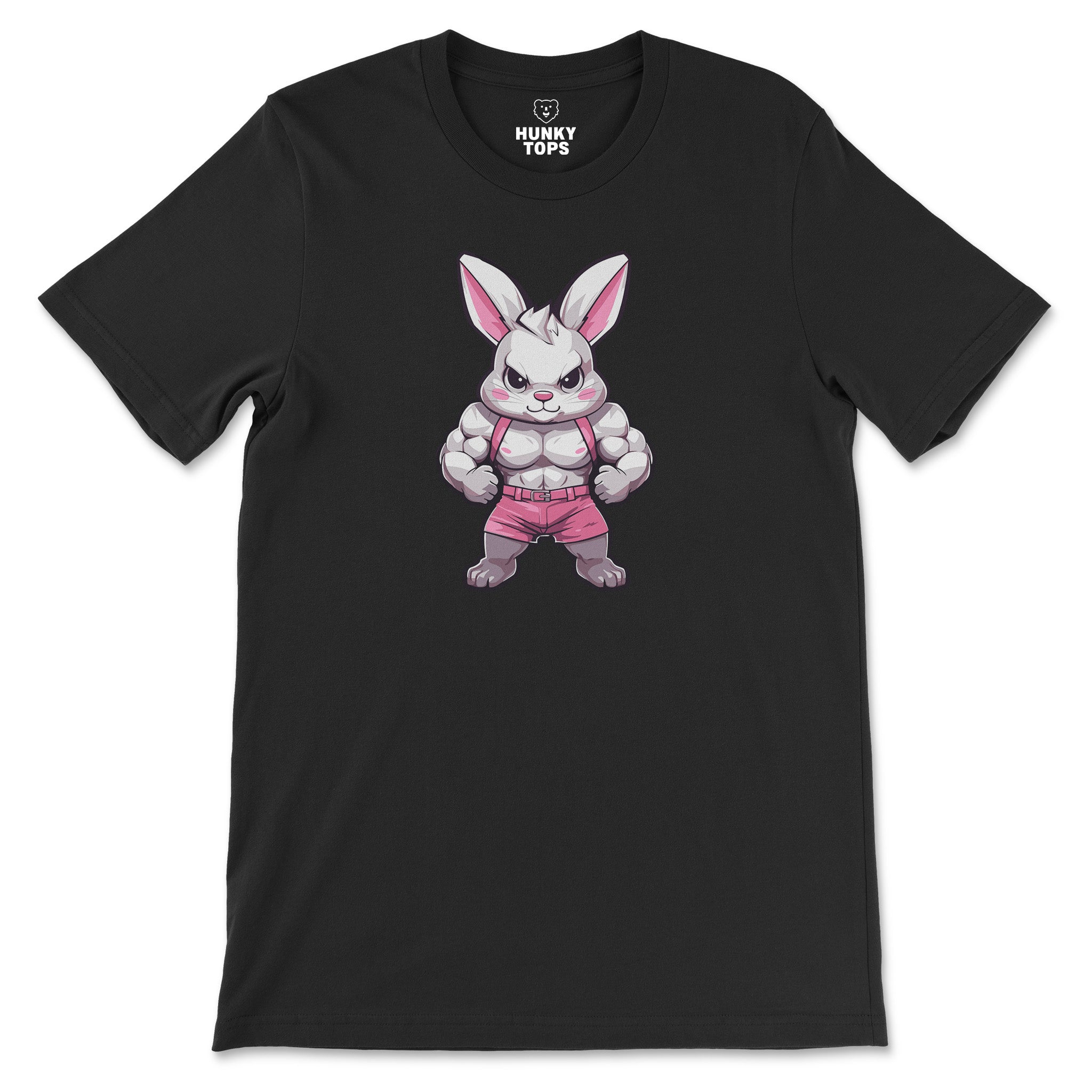 "Gym Bunny" T-Shirt - Unleash the Beast - Hunky Tops #color_Black