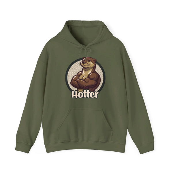 Hotter Muscular Otter Hoodie