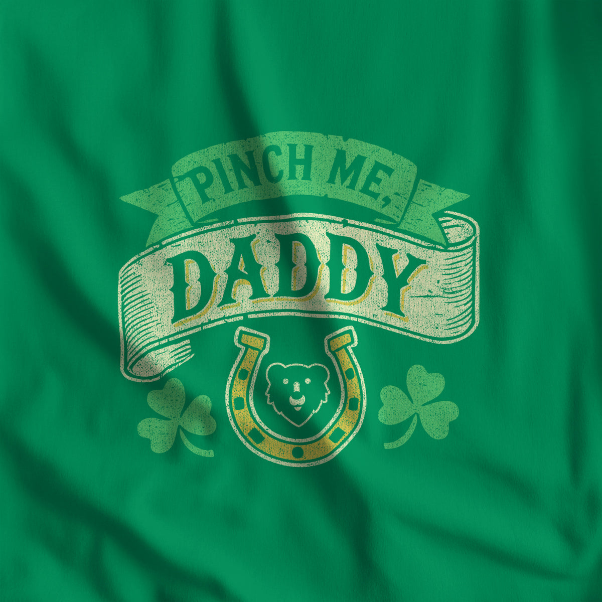Pinch Me, Daddy – Gay St. Patrick’s Day T-Shirt - Hunky Tops #color_Heather Kelly
