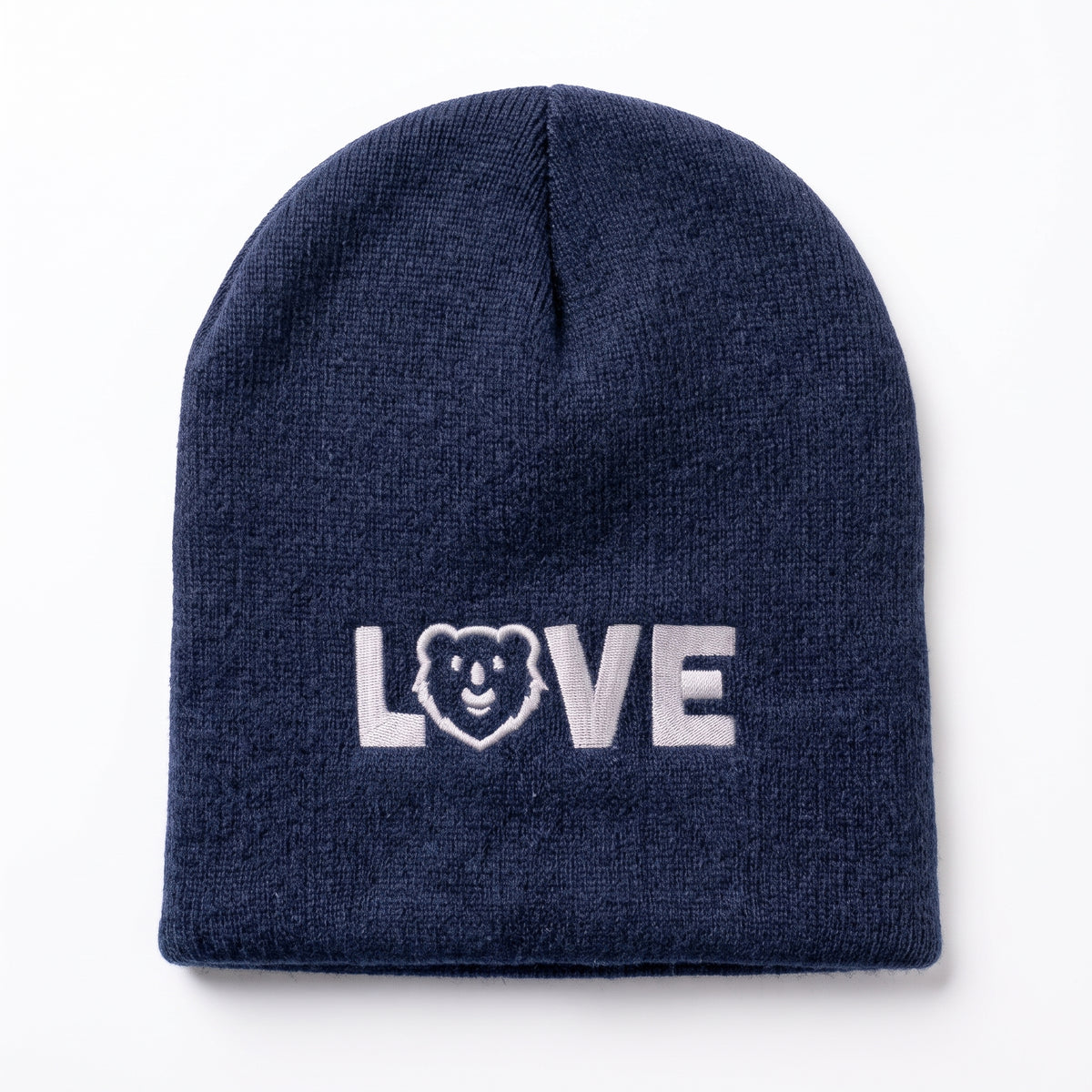 Love Hunky Tops Logo Short Beanie #color_Navy