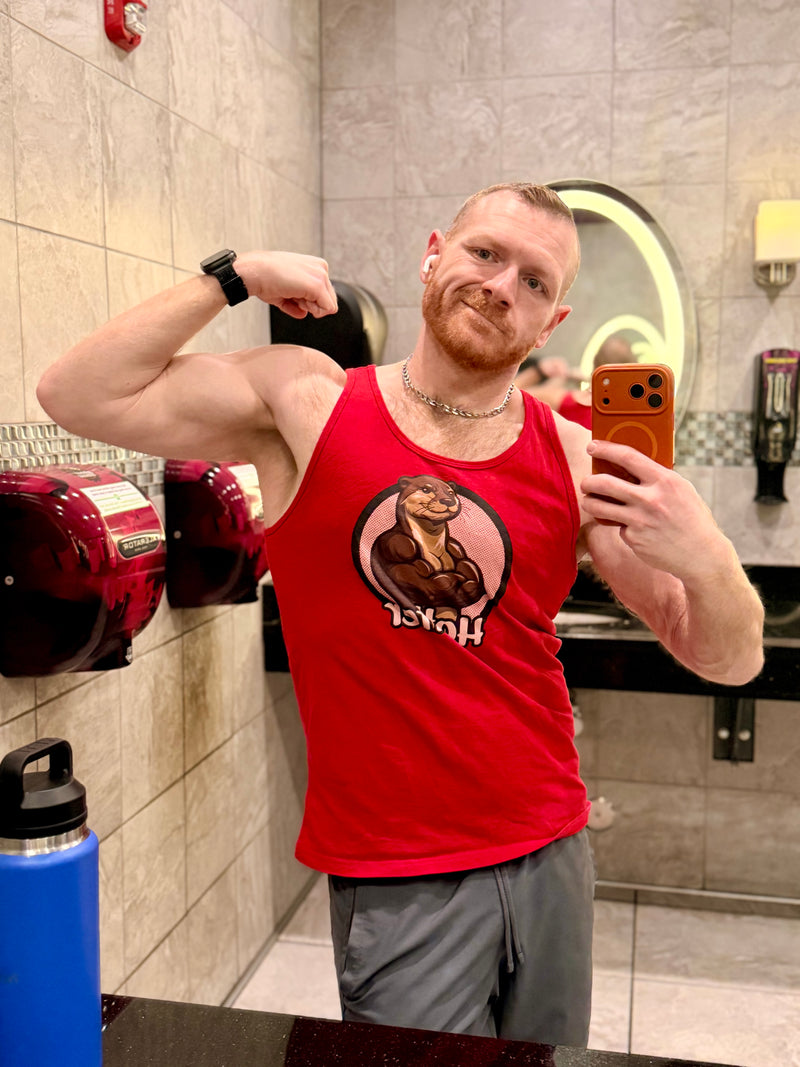 lucky_finz wearing Hunky Tops