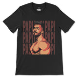 Papi Charm Tee – For the Man Who Commands Attention - Hunky Tops #color_Black