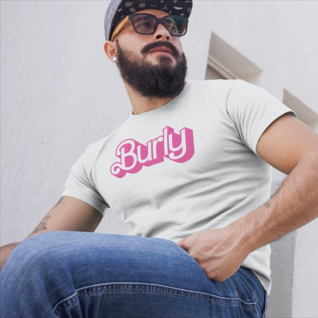 Burly T-Shirt - Celebrating Strength and Charm - Hunky Tops#color_white