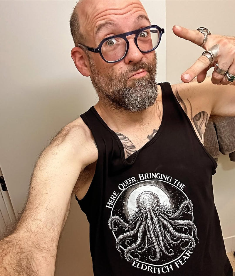ptblack wearing Hunky Tops