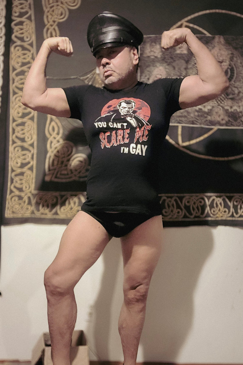 rudypalderette5 wearing Hunky Tops