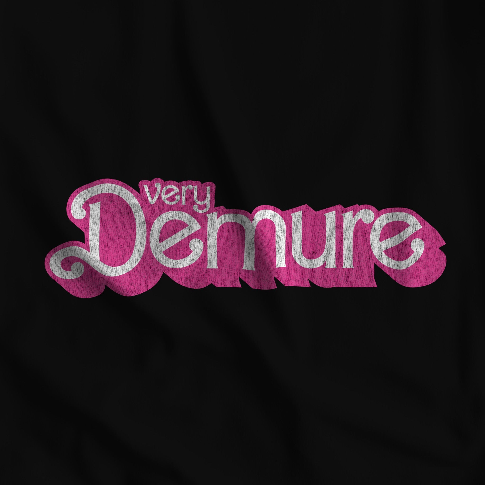 Very Demure T-Shirt - Hunky Tops #color_Black