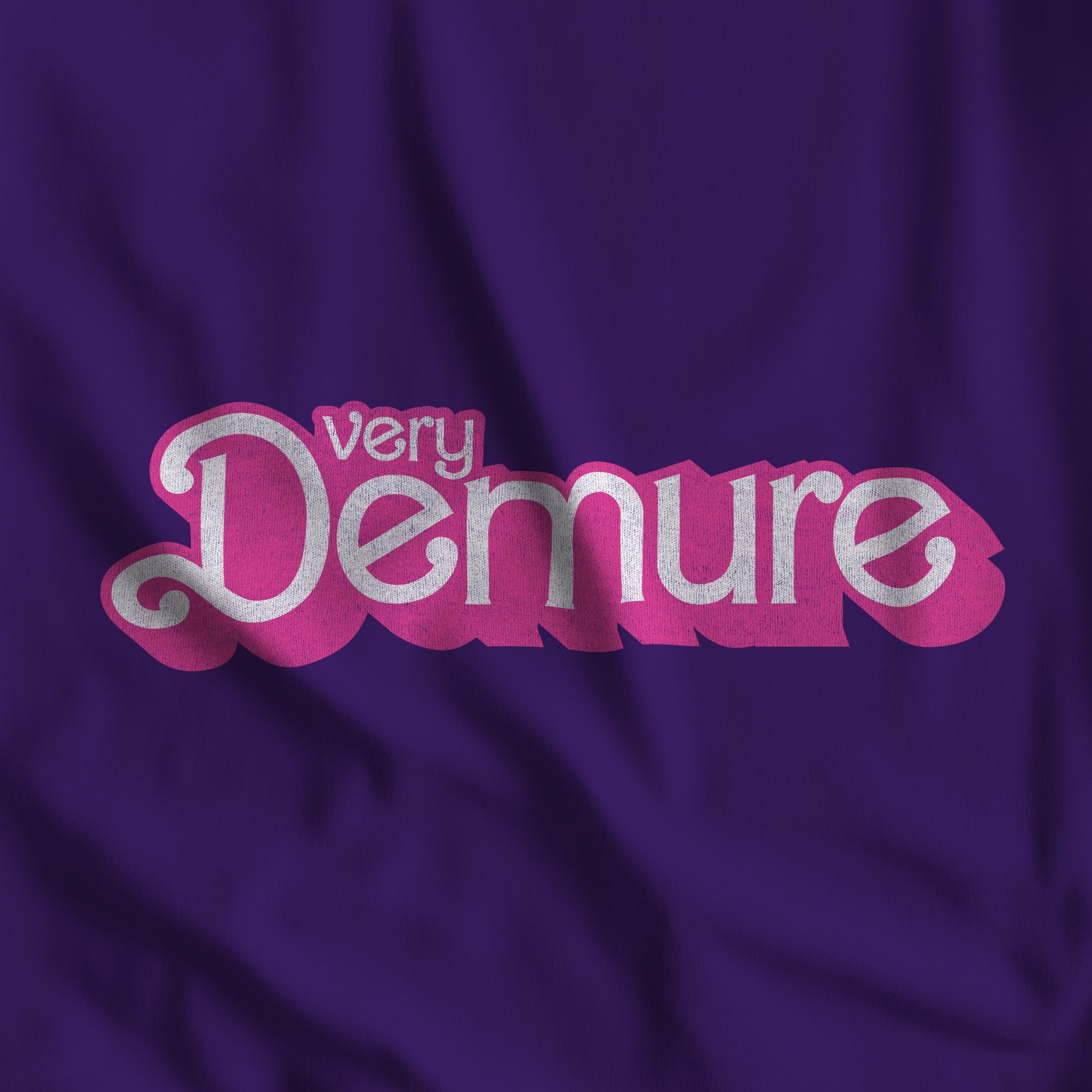 Very Demure T-Shirt - Hunky Tops #color_Team Purple