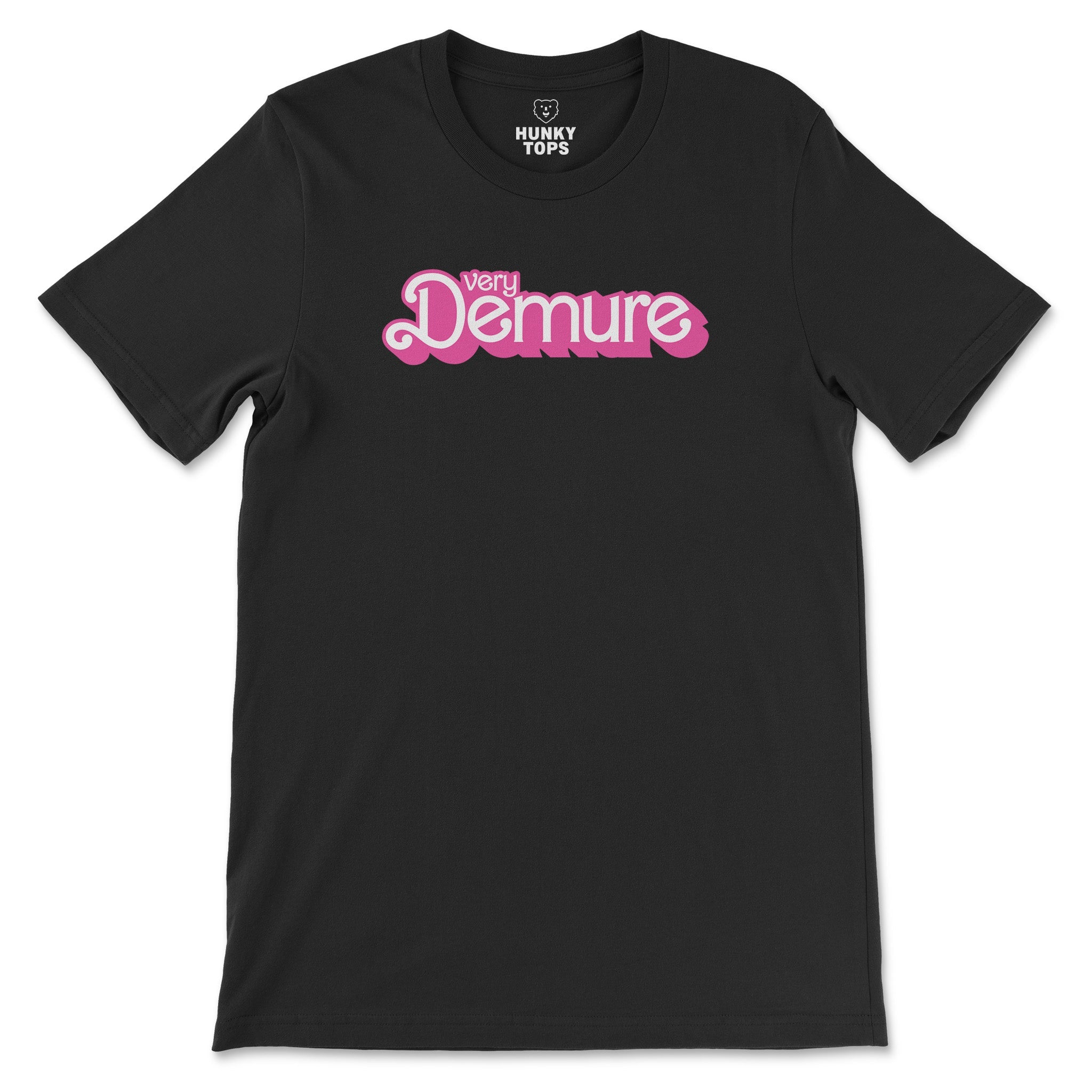 Very Demure T-Shirt - Hunky Tops #color_Black