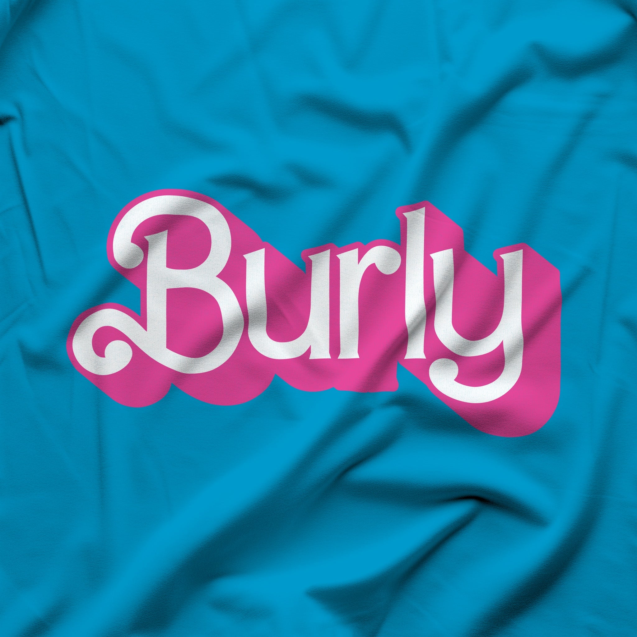 Burly T-Shirt - Celebrating Strength and Charm - Hunky Tops #color_Aqua