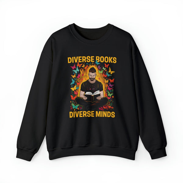 "Diverse Books, Diverse Minds" Graphic Sweatshirt