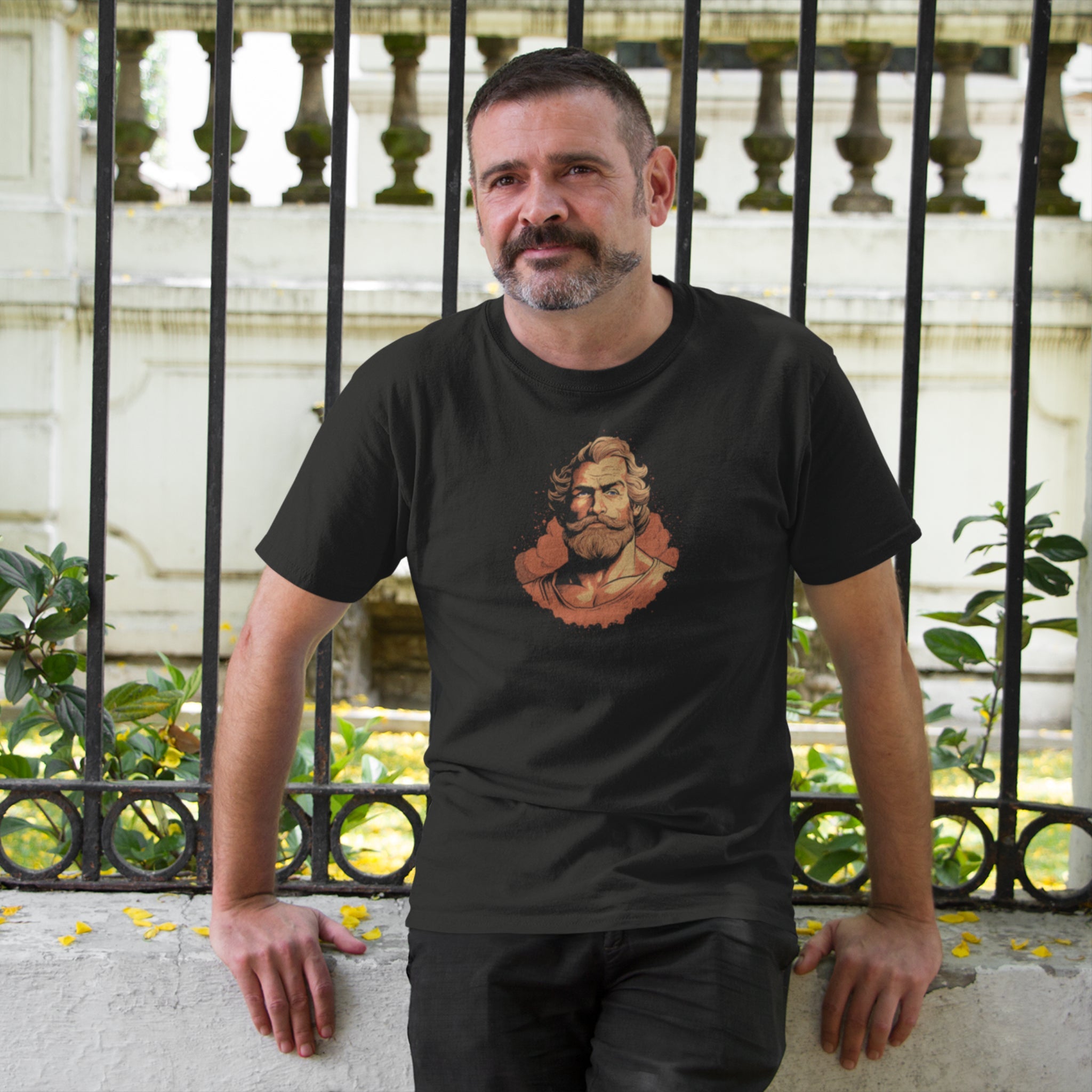 "Dream Daddy" T-Shirt - Celebrating Masculinity and Charisma - Hunky Tops #color_Black