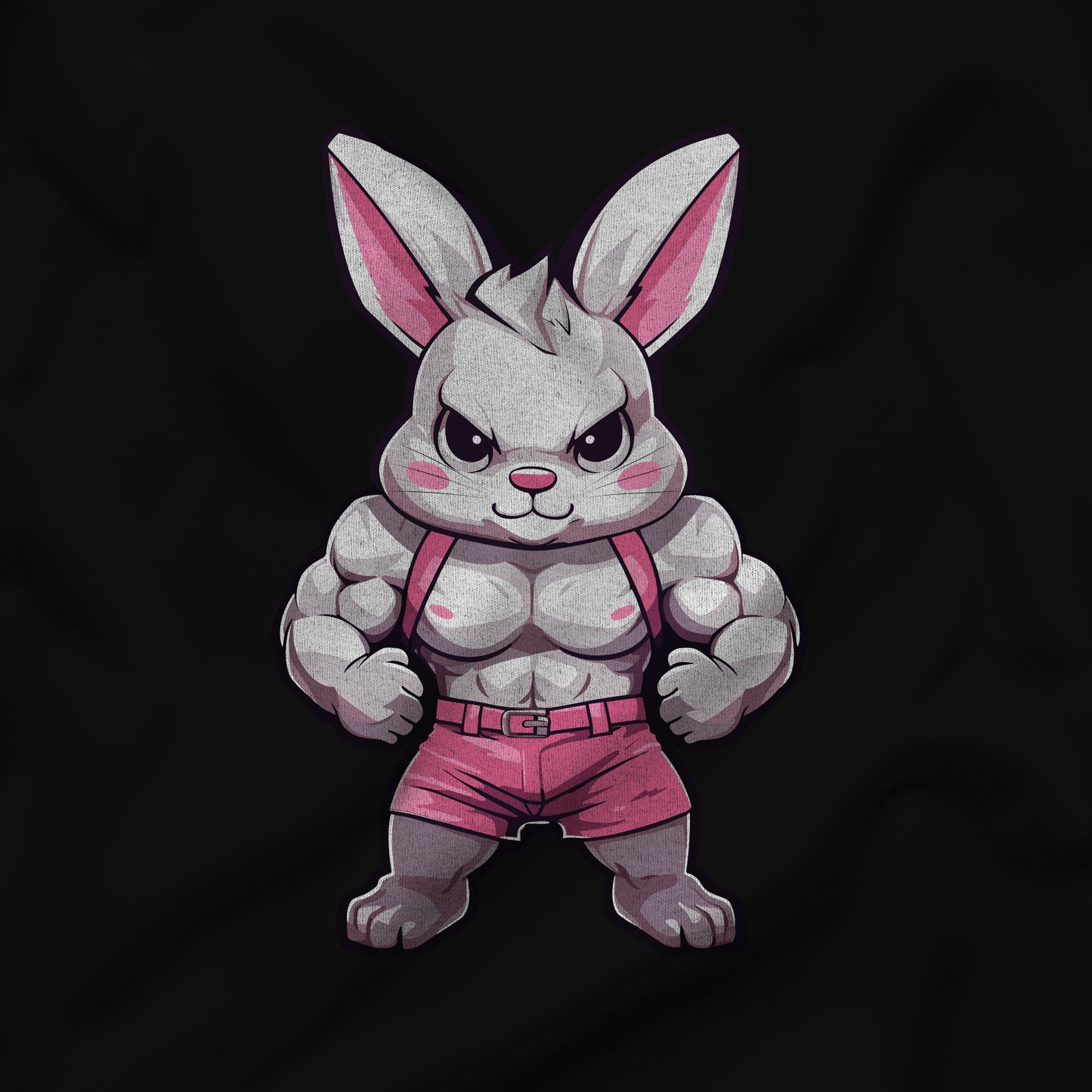 Gym Bunny Tank Top: Show Your Strength! - Hunky Tops #color_Black