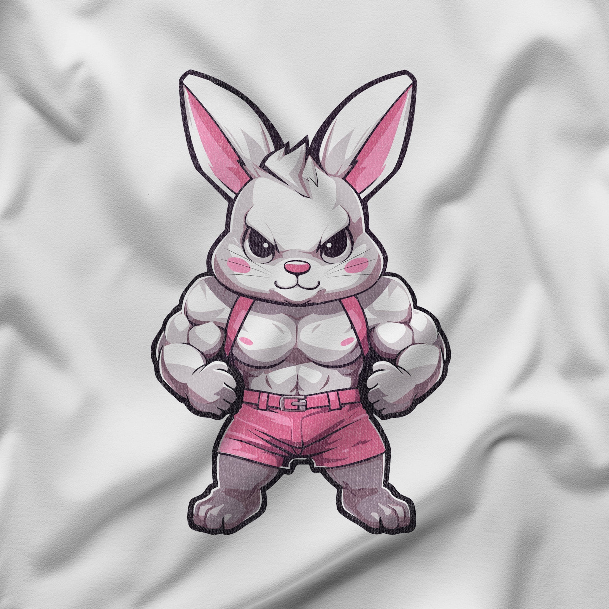 Gym Bunny Tank Top: Show Your Strength! - Hunky Tops #color_White
