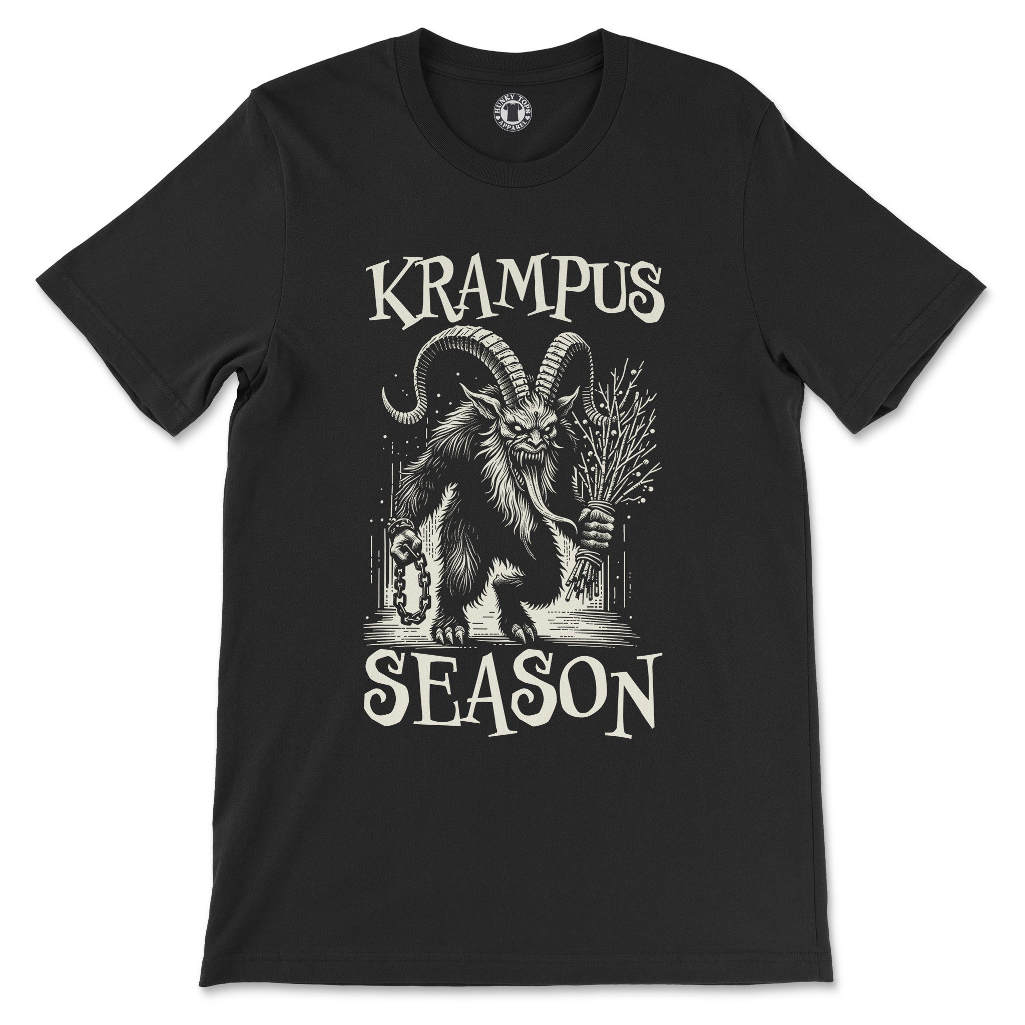 "Krampus Season" T-Shirt - Hunky Tops #color_Black