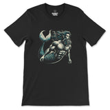 Majestic Muscle Merman T-Shirt - Hunky Tops #color_Black