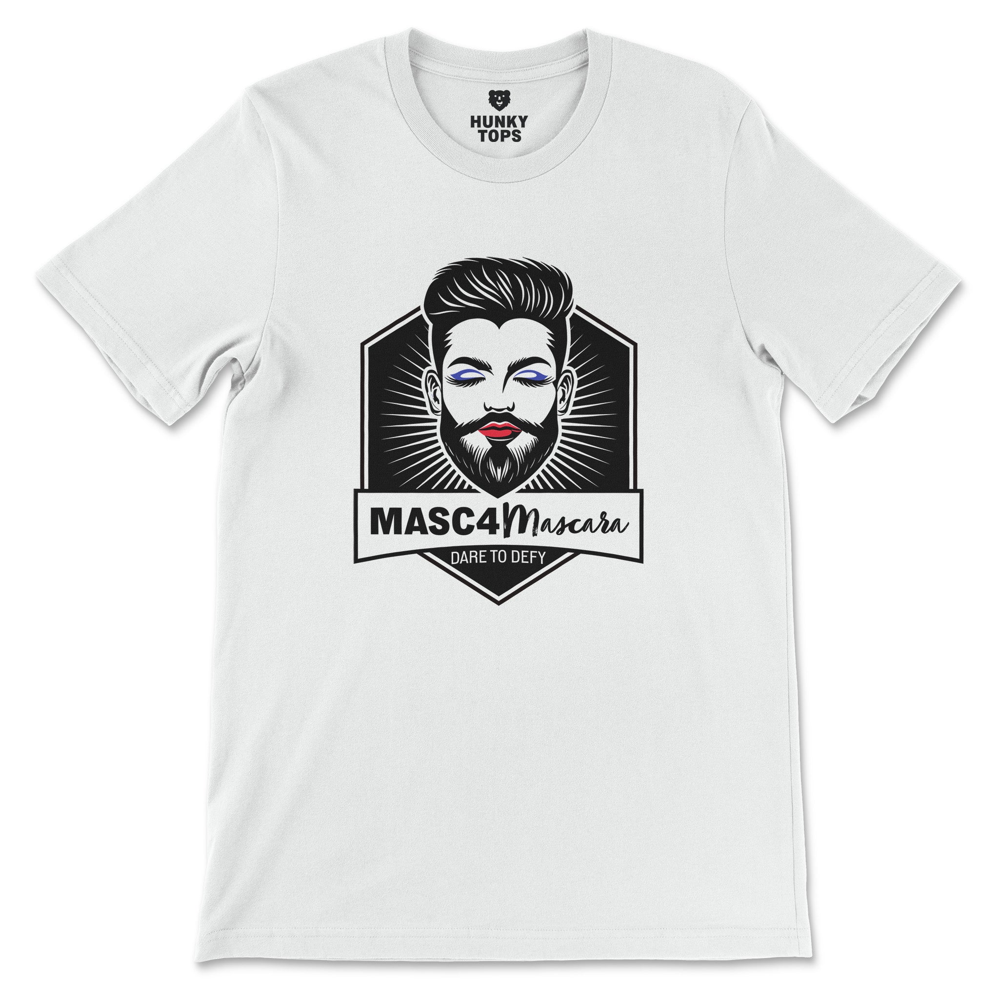 MASC4Mascara Tee – Boldly Challenge the Norms - Hunky Tops #color_White