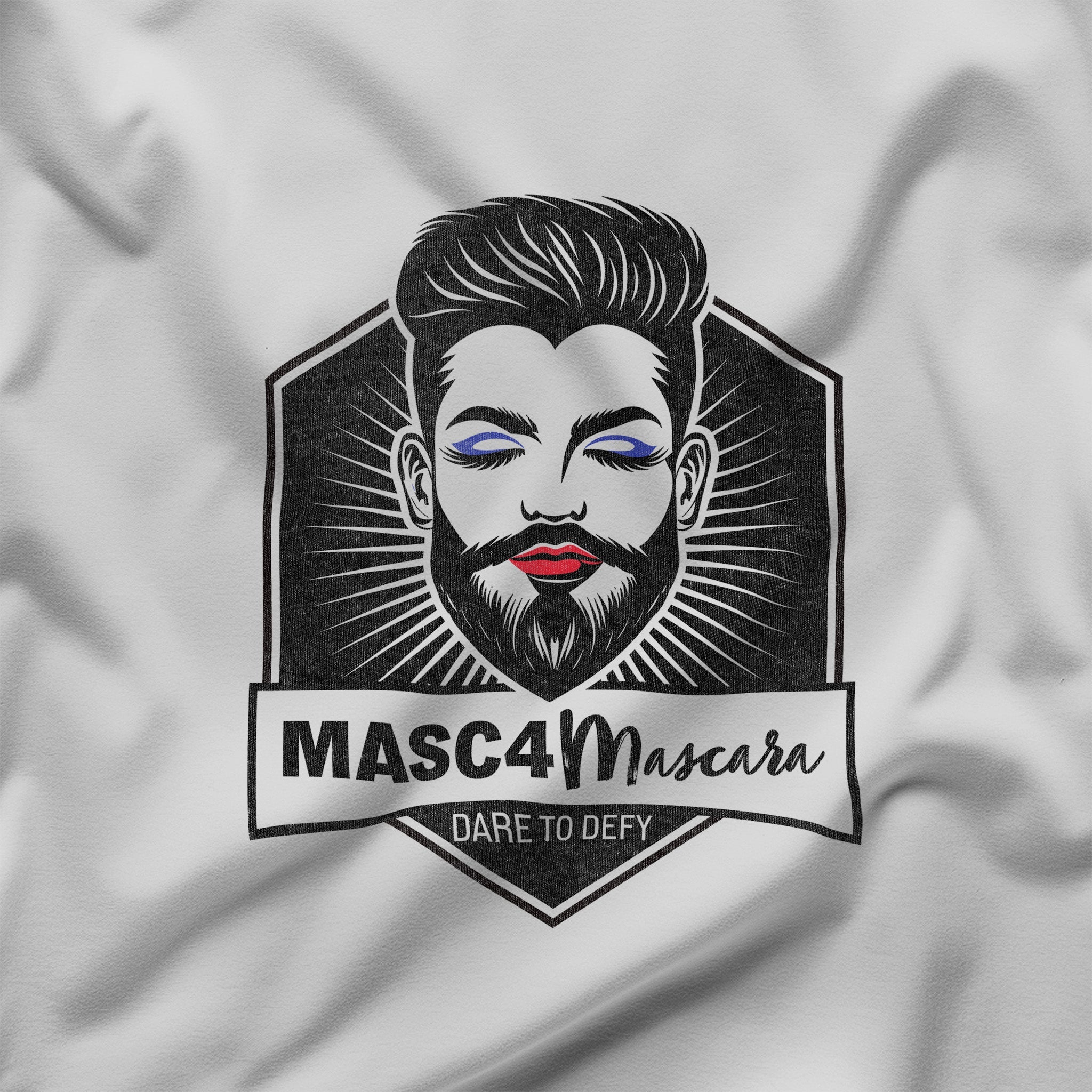 MASC4Mascara Tee – Boldly Challenge the Norms - Hunky Tops #color_White