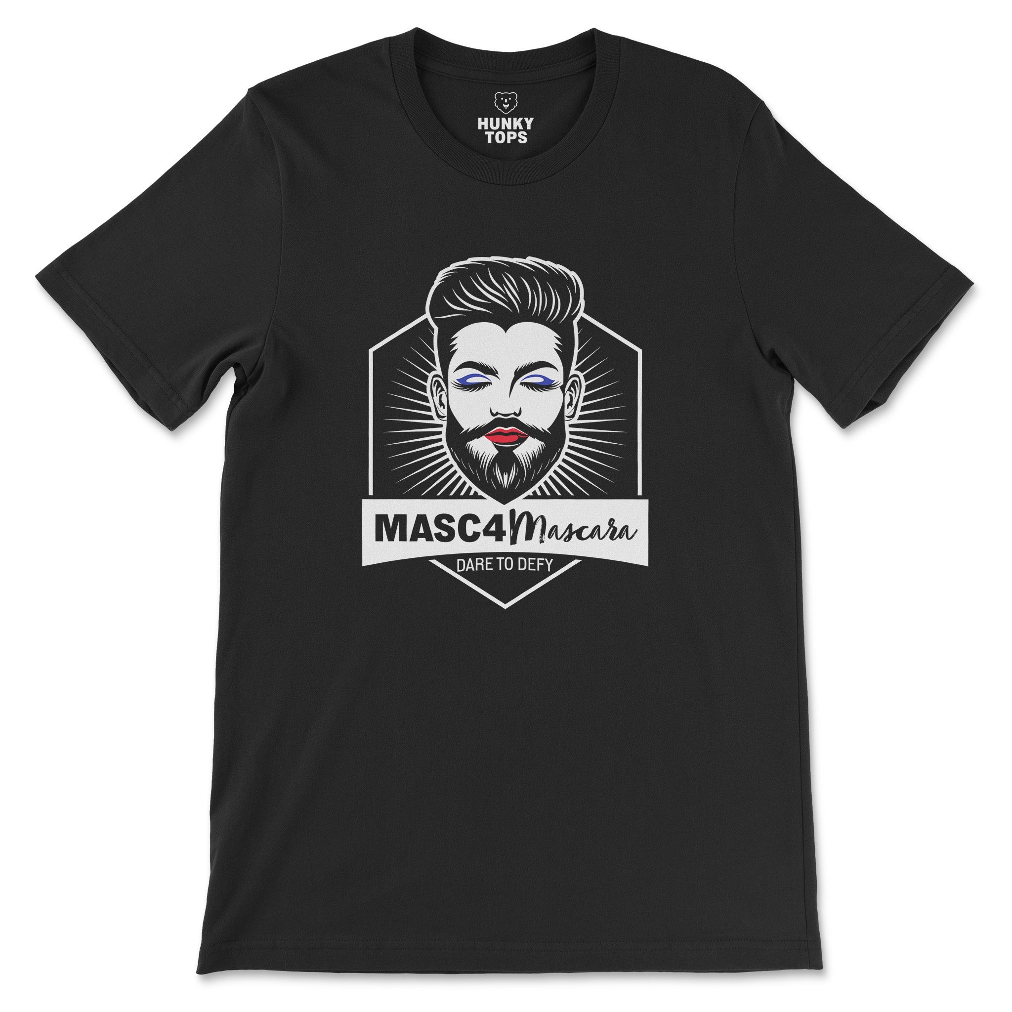 MASC4Mascara Tee – Boldly Challenge the Norms - Hunky Tops #color_Black