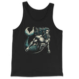 Merman Majesty Tank – Dive into Mythical Charm - Hunky Tops #color_Black